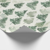 French Toile Trees Pattern Cadeaupapier (Hoek)