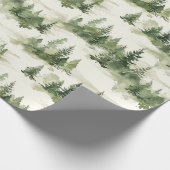 French Toile Trees Pattern Cadeaupapier (Hoek)