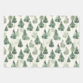 French Toile Trees Pattern Inpakpapier Vel (Voorkant)