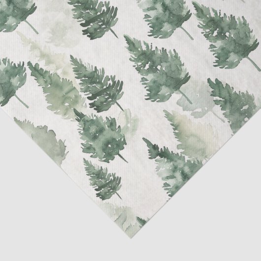 French Toile Trees Pattern Tissuepapier (Detail)