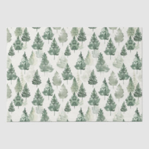 French Toile Trees Pattern Tissuepapier