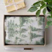 French Toile Trees Pattern Tissuepapier (Geschenk)