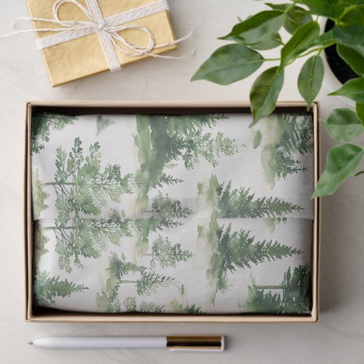 French Toile Trees Pattern Tissuepapier (Geschenk)