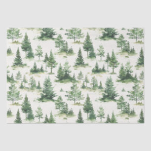 French Toile Trees Pattern Tissuepapier