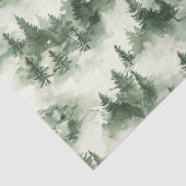 French Toile Trees Pattern Tissuepapier (Detail)