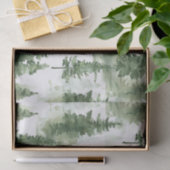 French Toile Trees Pattern Tissuepapier (Geschenk)