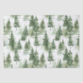 French Toile Trees Pattern Tissuepapier (Voorkant)