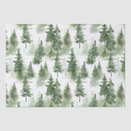 French Toile Trees Pattern Tissuepapier