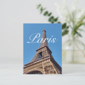 French Travel Paris Eiffeltoren Foto Briefkaart (Staand voorkant)