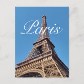 French Travel Paris Eiffeltoren Foto Briefkaart (Voorkant)