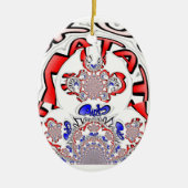 French Twist Hakuna Matata: een unieke culturele m Keramisch Ornament (Voorkant)