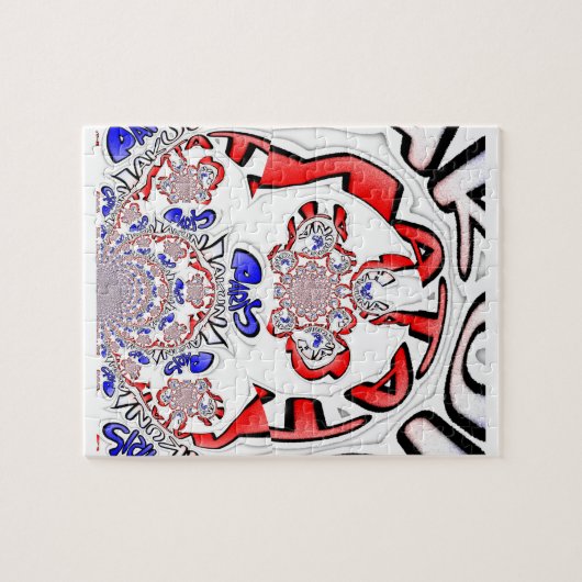 French Twist Hakuna Matata: een unieke culturele m Legpuzzel (Horizontaal)