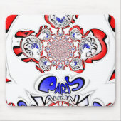 French Twist Hakuna Matata: een unieke culturele m Muismat (Voorkant)