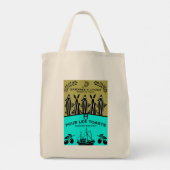 French Vintage Sardine Kitchen Tote Bag (Achterkant)