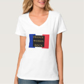 FRENCH VROUW ROCK T-SHIRT (Voorkant)