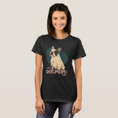 Frenchbulldog With Heartdecoration coolest Dogmom T-shirt (Voorkant volledig)