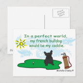 FrenchBulldogBlock Briefkaart (Voorkant / Achterkant)