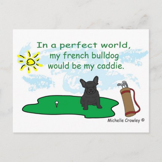 FrenchBulldogBlock Briefkaart (Voorkant)