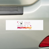 FrenchBulldogWtMommy Bumpersticker (Op auto)