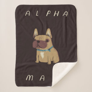 Frenchie-alfa Sherpa Deken