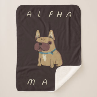 Frenchie-alfa Sherpa Deken
