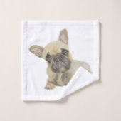 Frenchie Bad Handdoek (Wasdoekje)