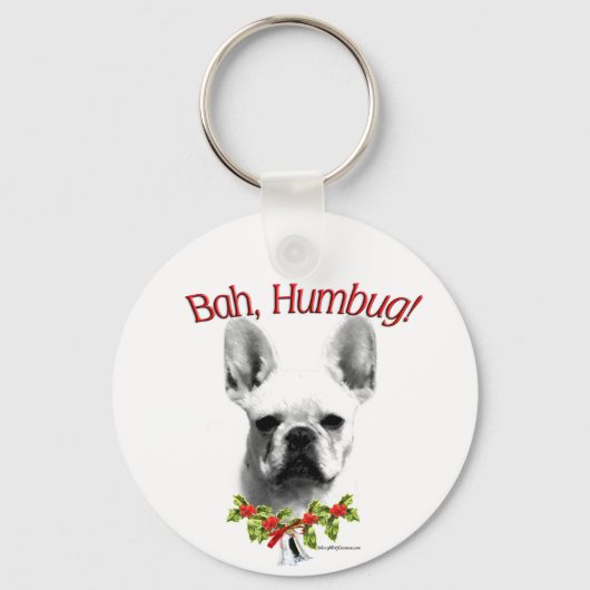 Frenchie Bah Humbug Sleutelhanger (Voorkant)