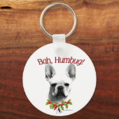 Frenchie Bah Humbug Sleutelhanger (Achterkant)