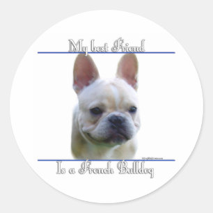 Frenchie Beste Vriend 2 - Sticker