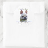 Frenchie Beste Vriend 2 - Sticker (Tas)