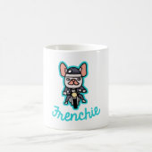 Frenchie Biker Motorcycle Dog Eigenaar Frenchie Fu Koffiemok (Center)