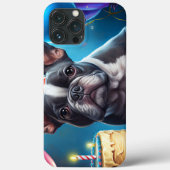 Frenchie Birthday Bash: Een echte Franse bulledog Case-Mate iPhone Case (Achterkant)
