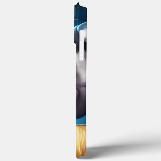 Frenchie Birthday Bash: Een echte Franse bulledog Case-Mate iPhone Case (Achterkant / Links)