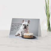 Frenchie Birthday Kaart (Voorkant)