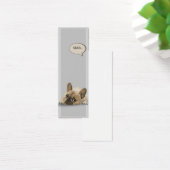 Frenchie Bladwijzer Mini Visitekaartjes (Bureau)