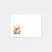 Frenchie boho neutraal hemels post-it® notes (Voorkant)
