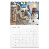 Frenchie Brei Seizoenen - Knus Hond Kalender (Jan 2027)