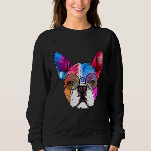 Frenchie Bulldog Cute French Bulldog Dog Design Trui (Voorkant)
