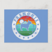 Frenchie Bulldog Dog mam Feestdagenkaart (Voorkant)