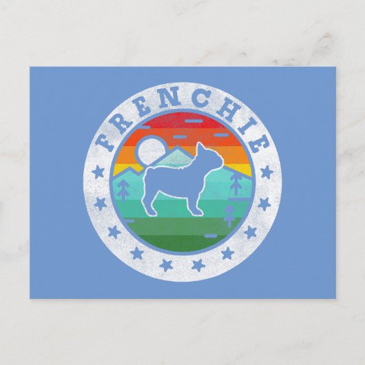 Frenchie Bulldog Dog mam Feestdagenkaart (Voorkant)