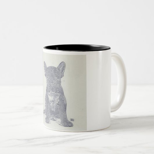 Frenchie Bulldog Lover Coffee Mok (Voorkant rechts)