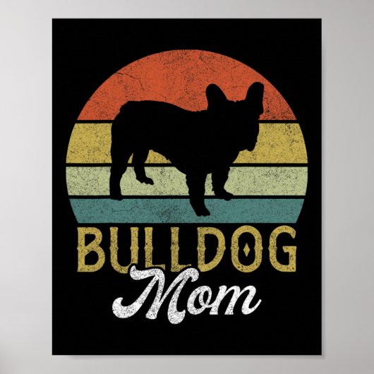 Frenchie Bulldog Mama Poster (Voorkant)