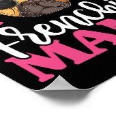 Frenchie Bulldog Mama Poster (Hoek)