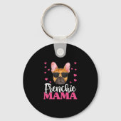 Frenchie Bulldog Mama Sleutelhanger (Voorkant)