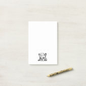 Frenchie Bulldog Postit Post-it® Notes (Op bureau)