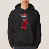 Frenchie Bully Kerstmis Dog Ugly Kerstmis Frans Hoodie (Voorkant)