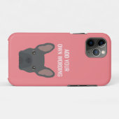 Frenchie Case-Mate iPhone Case (Achterkant (horizontaal))