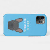 Frenchie Case-Mate iPhone Case (Achterkant (horizontaal))