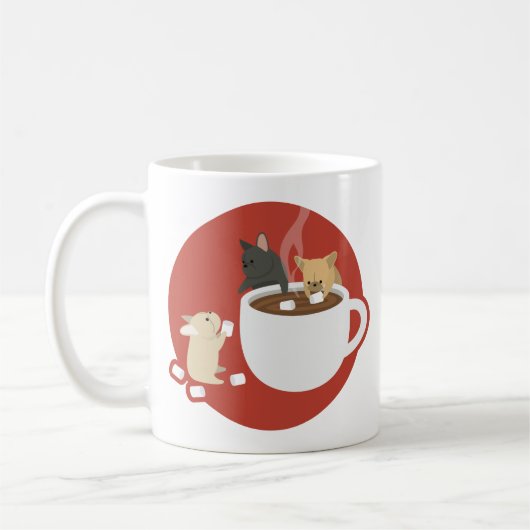 Frenchie Cocoa Koffiemok (Links)