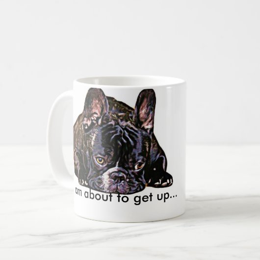 Frenchie Coffee-Mok Koffiemok (Voorkant links)